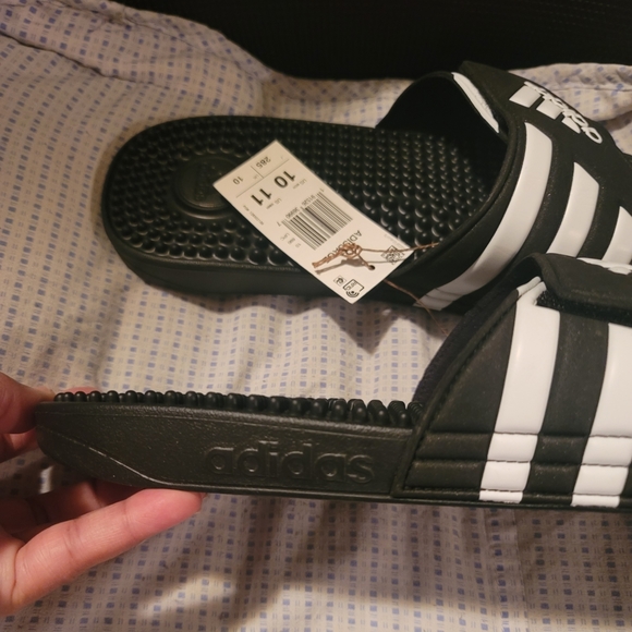 Adidas Women's Adissage Slides Sandals Size 11 - Picture 7 of 10